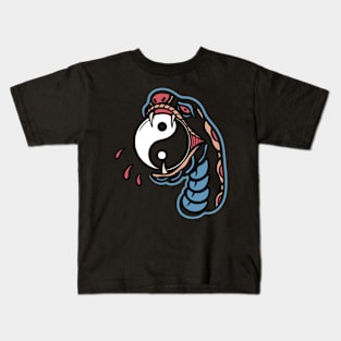 Snake and peace Kids T-Shirt